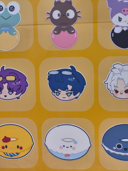 Summer Boyfriends Chibi Heads